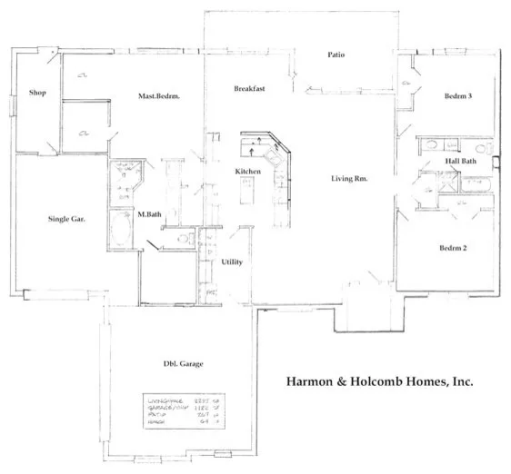 Home Blueprints by Harmon & Holcomb Homes - Photo 46