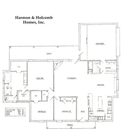 Home Blueprints by Harmon & Holcomb Homes - Photo 67