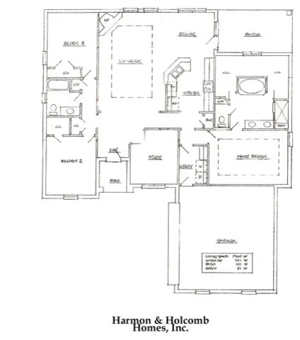 Home Blueprints by Harmon & Holcomb Homes - Photo 96