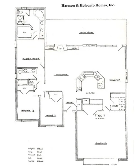 Home Blueprints by Harmon & Holcomb Homes - Photo 124