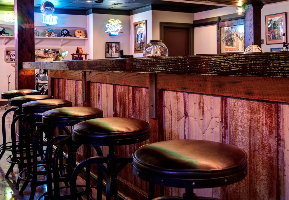 Commercial Style Home Bar by Farinelli Construction, Inc. - Photo 4