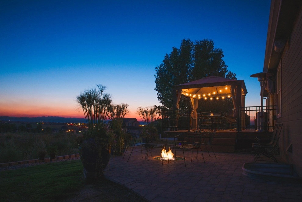 Paver Patio & In-Ground Gas Fire Pit by All Terrain Landscaping - Photo 2