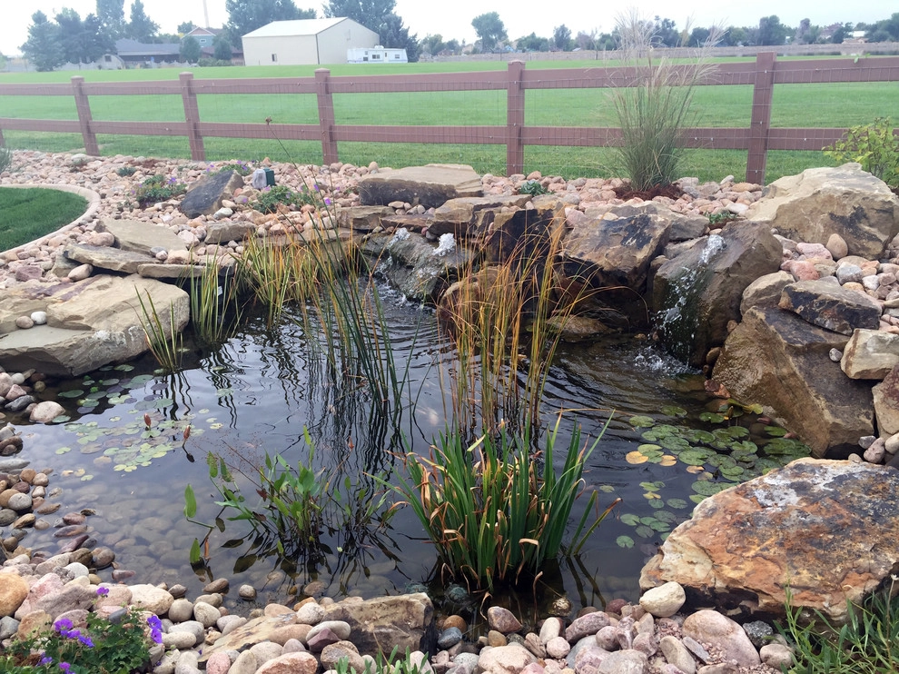 Windsor Lake landscape, paver path, and pond installation by All Terrain Landscaping - Photo 7