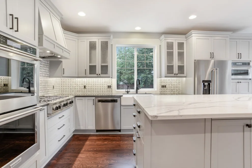 Contemporary White Kitchen by Freese Custom Homes LLC - Photo 3
