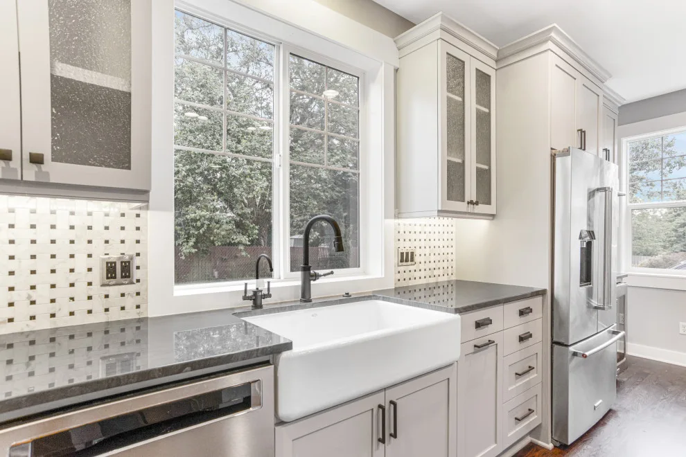 Contemporary White Kitchen by Freese Custom Homes LLC - Photo 5