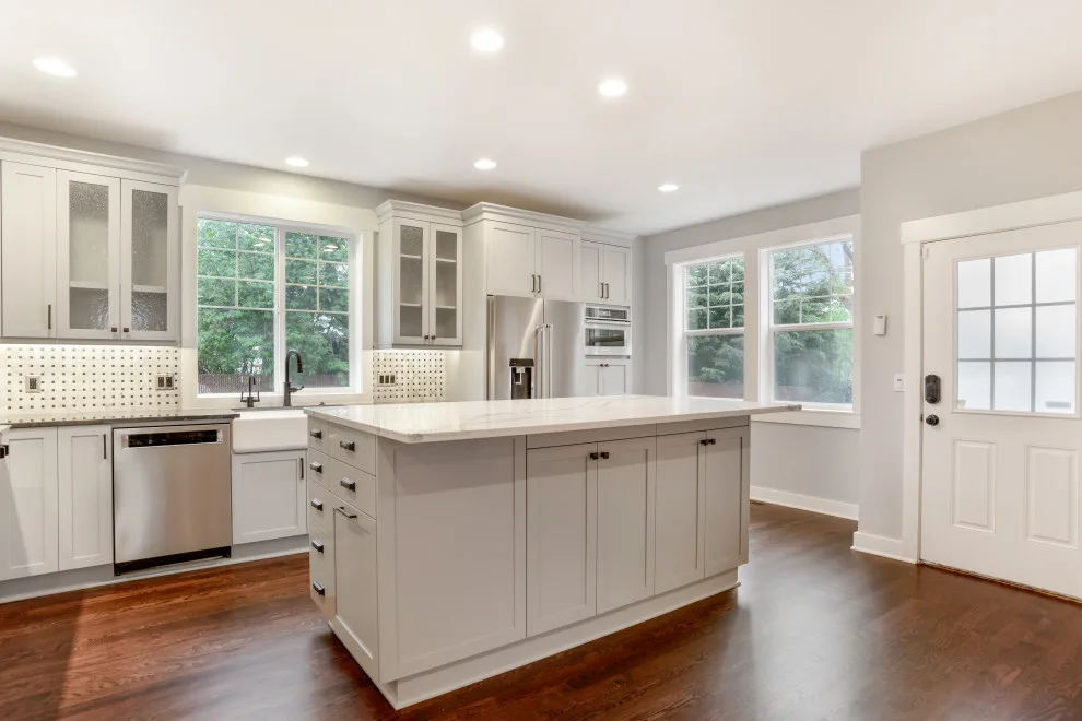Contemporary White Kitchen by Freese Custom Homes LLC - Photo 10