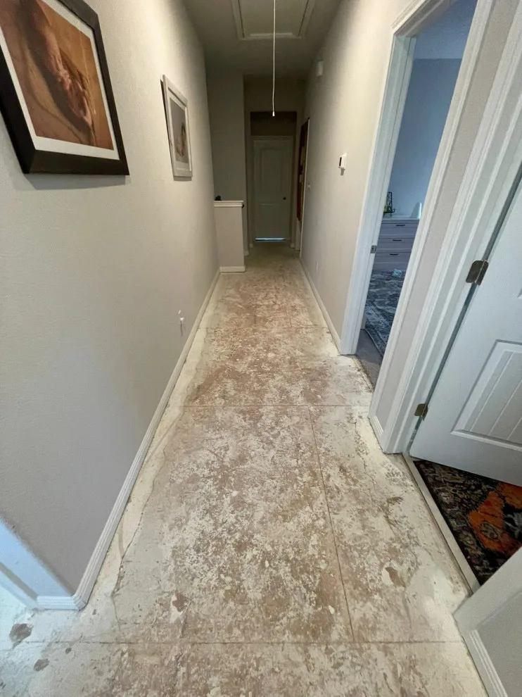 Fireplace and Staircase with New Flooring by Austin Dream Remodeling - Photo 4