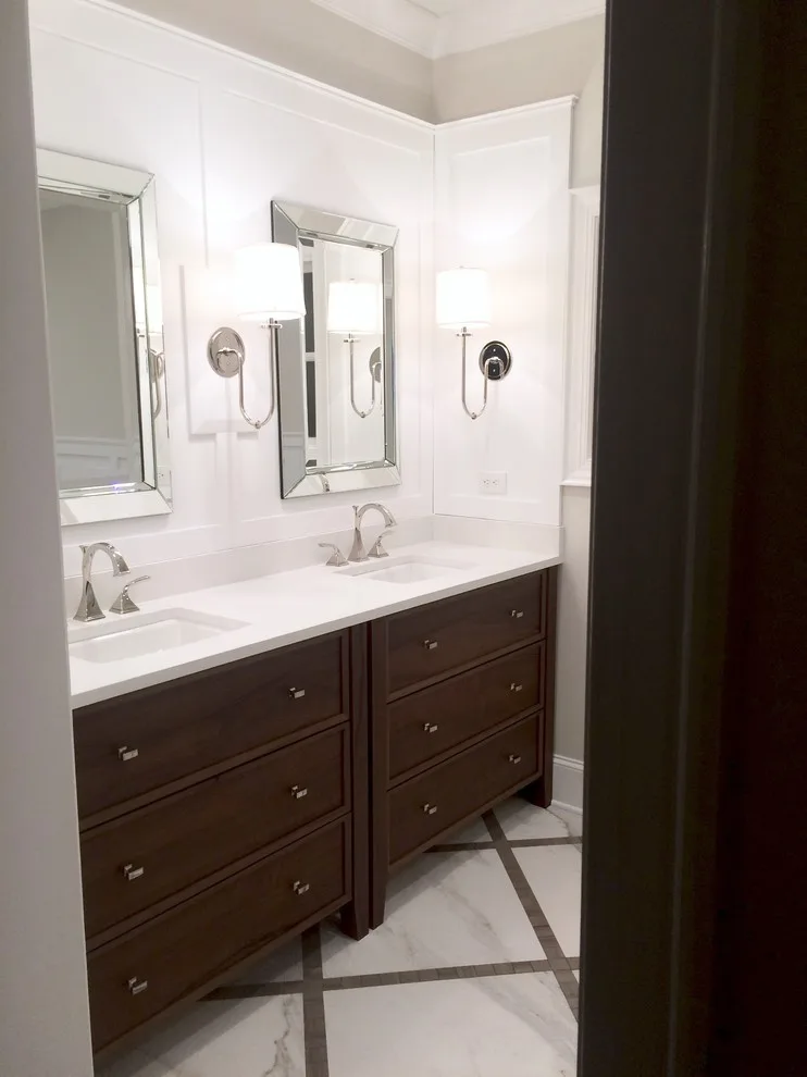 Chateau Master Bathroom in French Style by Bekah Wagner Design - Photo 4