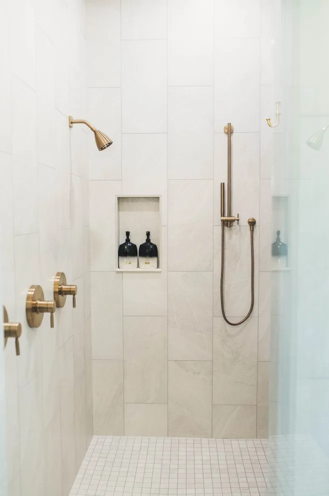 French Doctor Primary Bath by Wade Home Remodeling - Photo 46