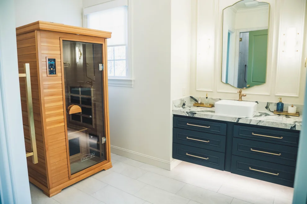 French Doctor Primary Bath by Wade Home Remodeling - Photo 63