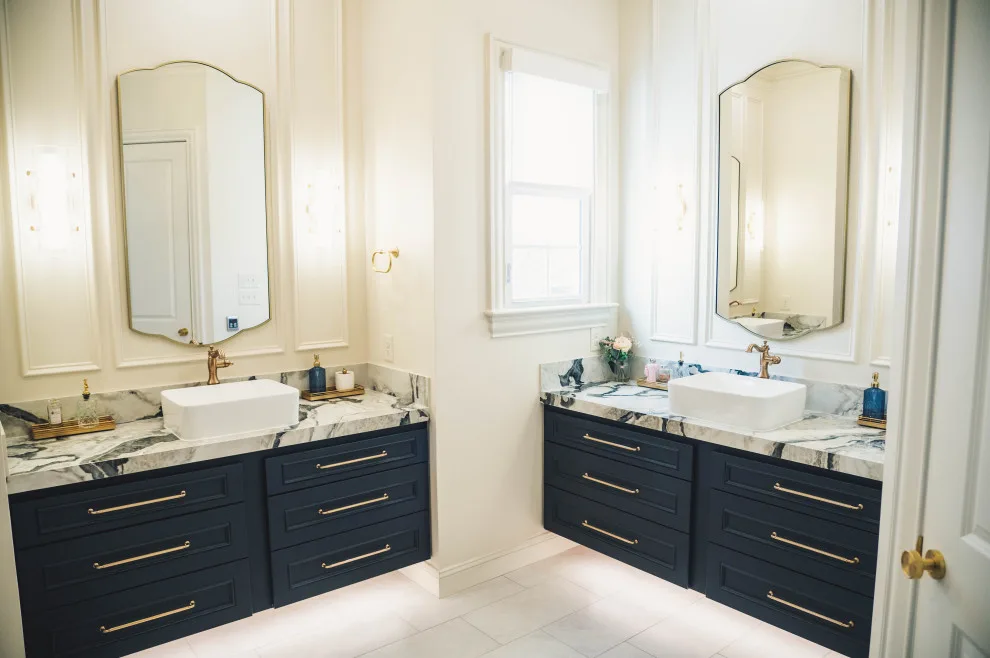 French Doctor Primary Bath by Wade Home Remodeling - Photo 41