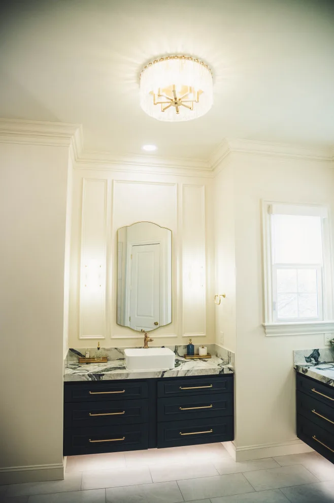 French Doctor Primary Bath by Wade Home Remodeling - Photo 18