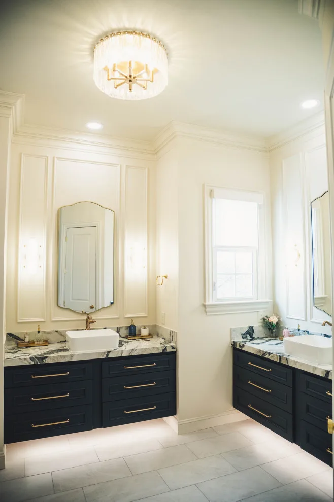 French Doctor Primary Bath by Wade Home Remodeling - Photo 43