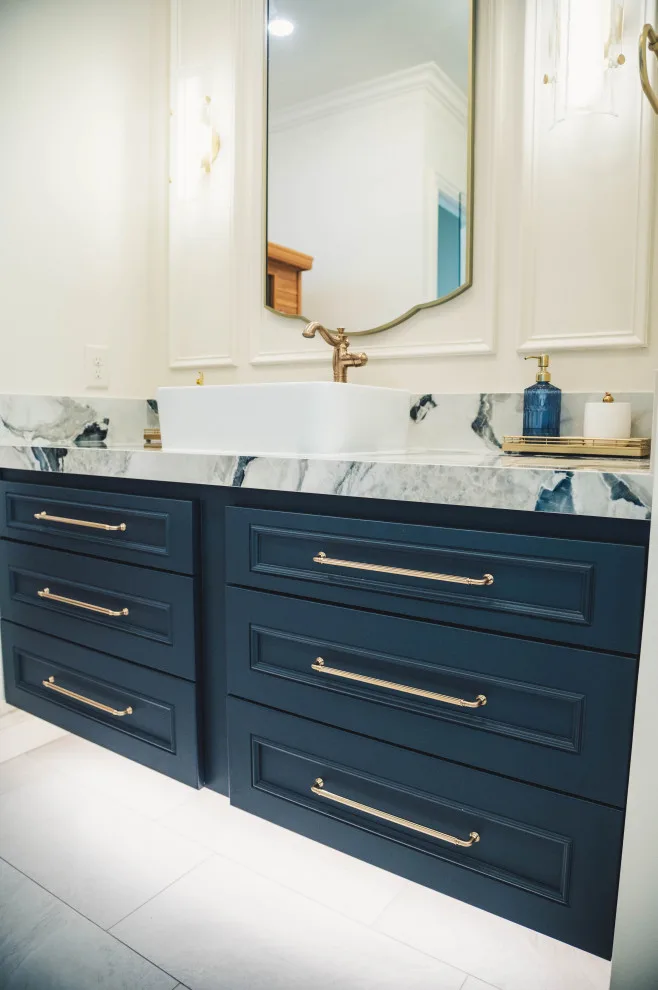 French Doctor Primary Bath by Wade Home Remodeling - Photo 47