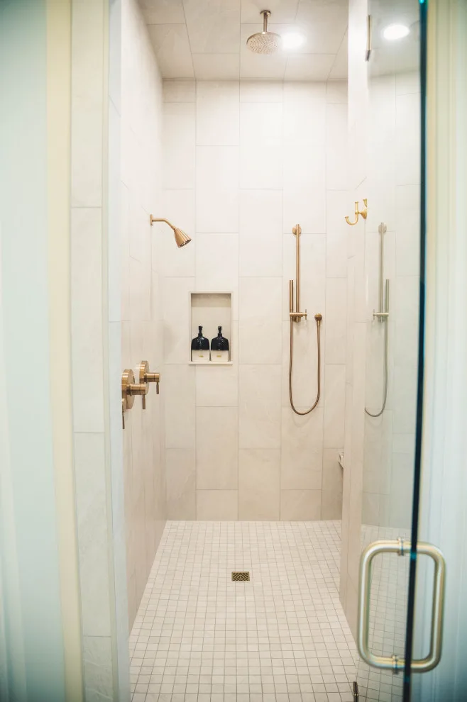 French Doctor Primary Bath by Wade Home Remodeling - Photo 57