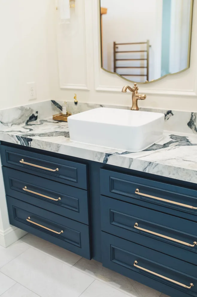 French Doctor Primary Bath by Wade Home Remodeling - Photo 29