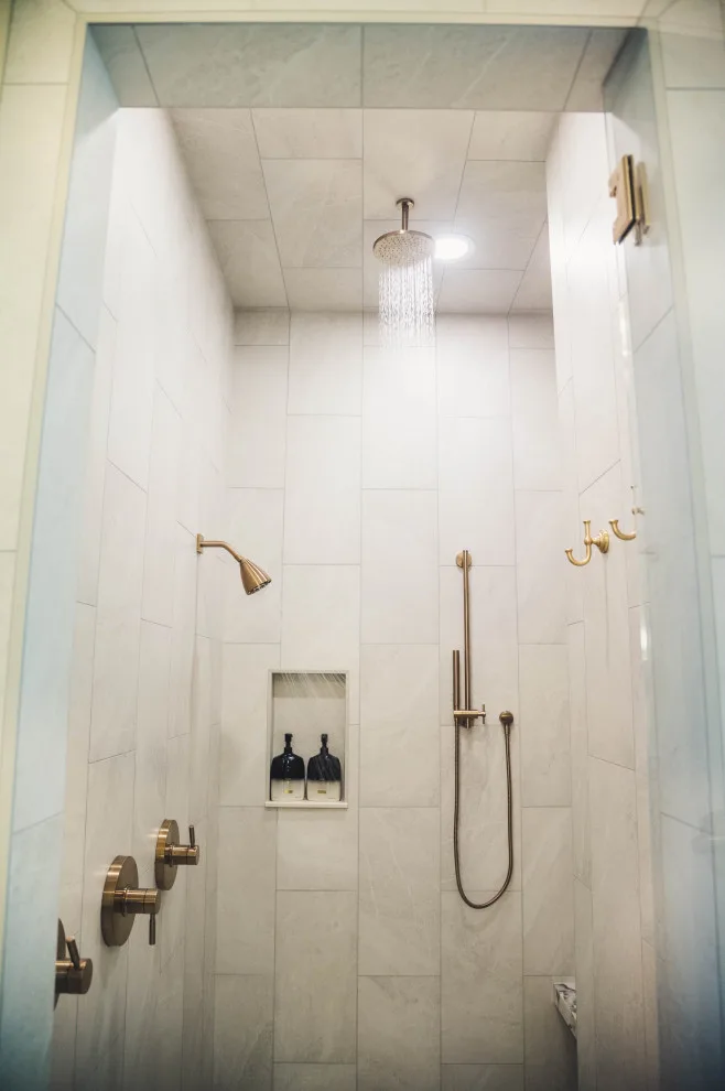 French Doctor Primary Bath by Wade Home Remodeling - Photo 55