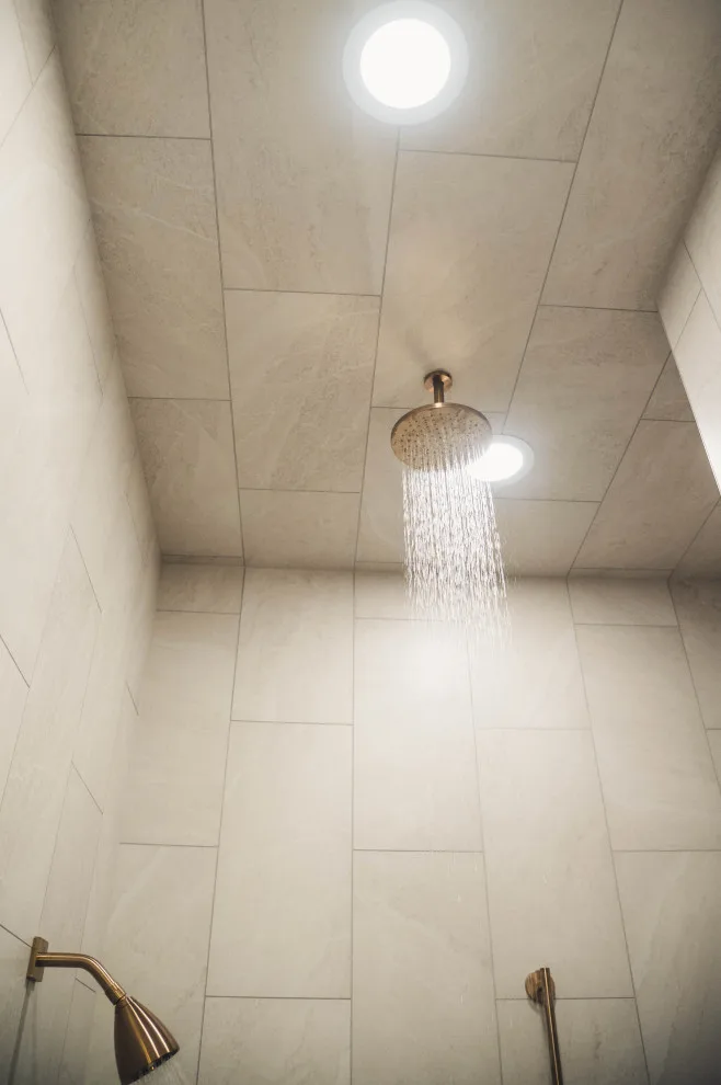 French Doctor Primary Bath by Wade Home Remodeling - Photo 3