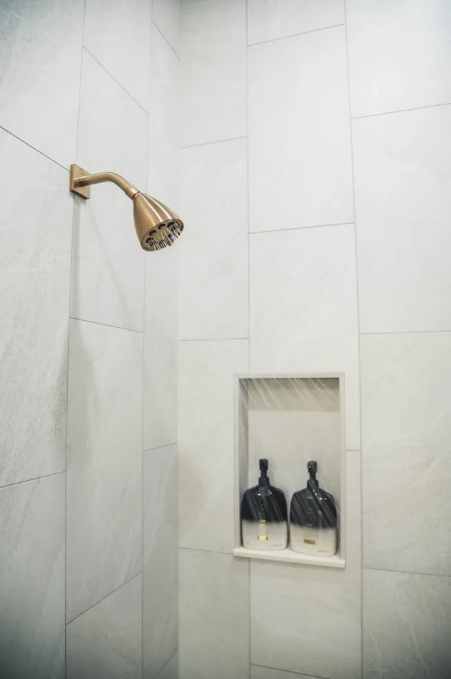 French Doctor Primary Bath by Wade Home Remodeling - Photo 25