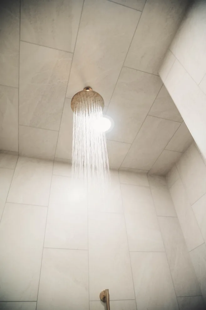 French Doctor Primary Bath by Wade Home Remodeling - Photo 16