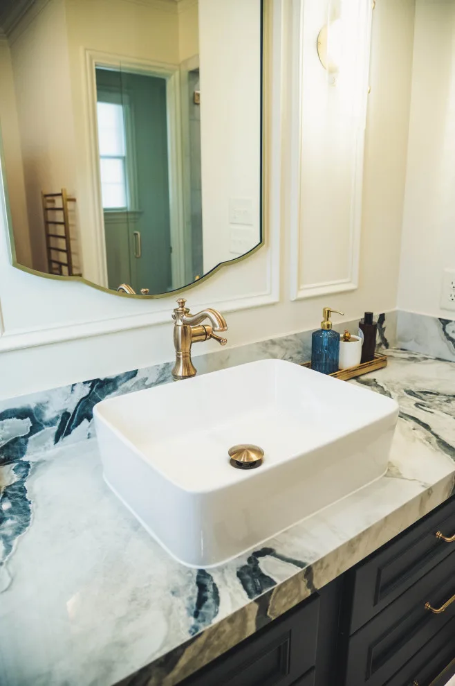 French Doctor Primary Bath by Wade Home Remodeling - Photo 52