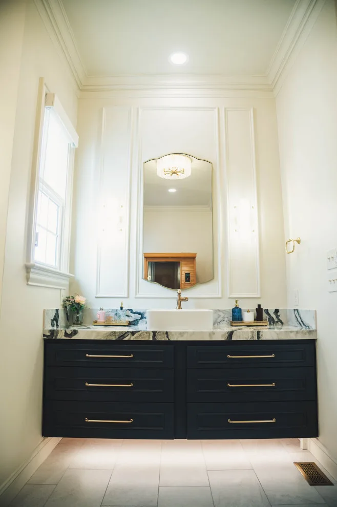 French Doctor Primary Bath by Wade Home Remodeling - Photo 59