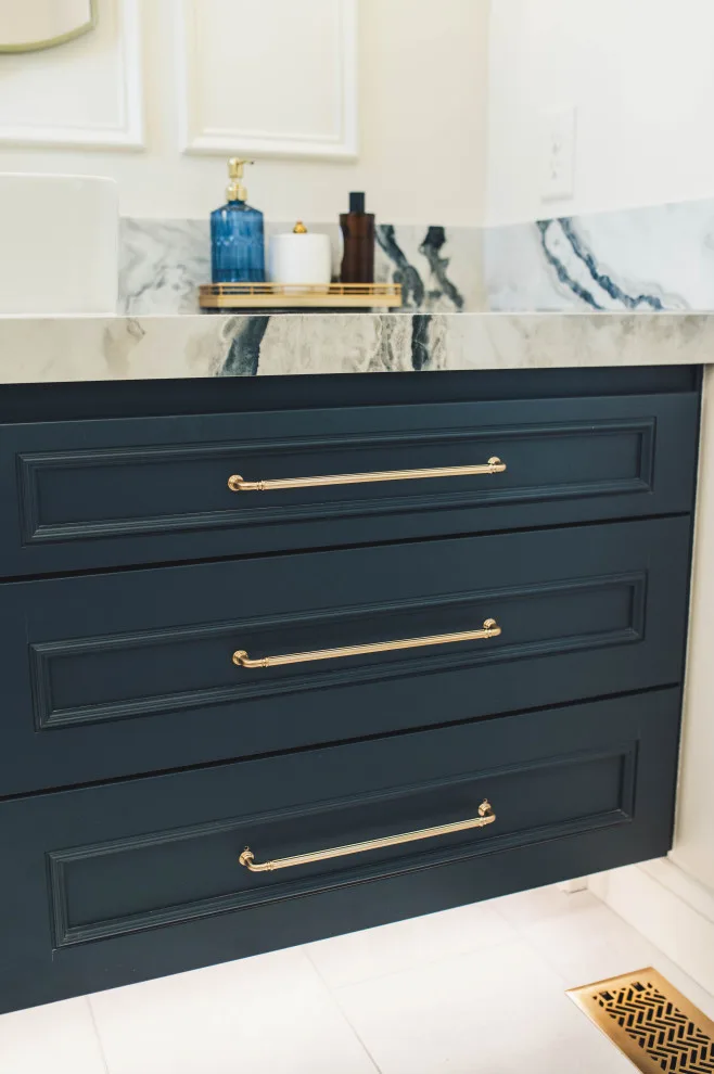 French Doctor Primary Bath by Wade Home Remodeling - Photo 5