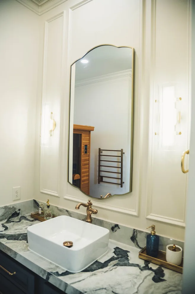 French Doctor Primary Bath by Wade Home Remodeling - Photo 42