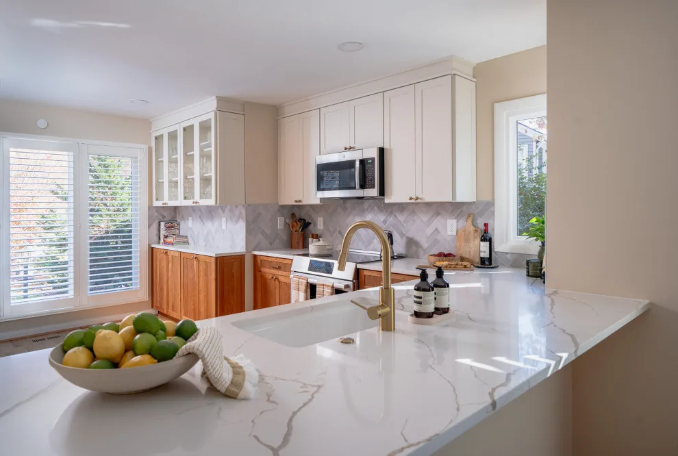 Contemporary Transitional Kitchen and Spa-Inspired Bathroom Renovation – Great Falls, VA by Fairfax Kitchen And Bath - Photo 21