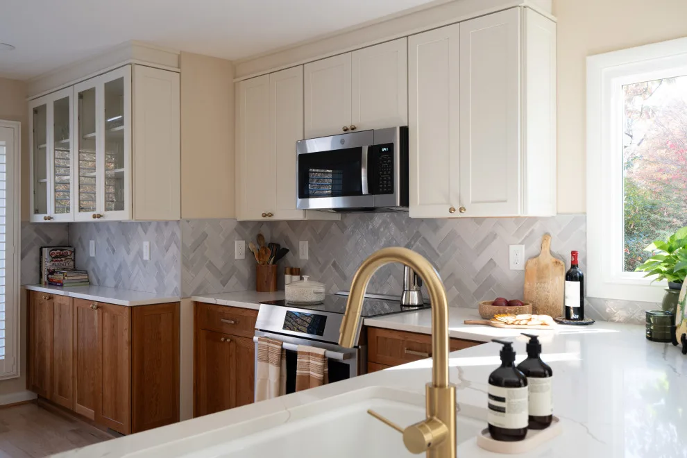 Contemporary Transitional Kitchen and Spa-Inspired Bathroom Renovation – Great Falls, VA by Fairfax Kitchen And Bath - Photo 19