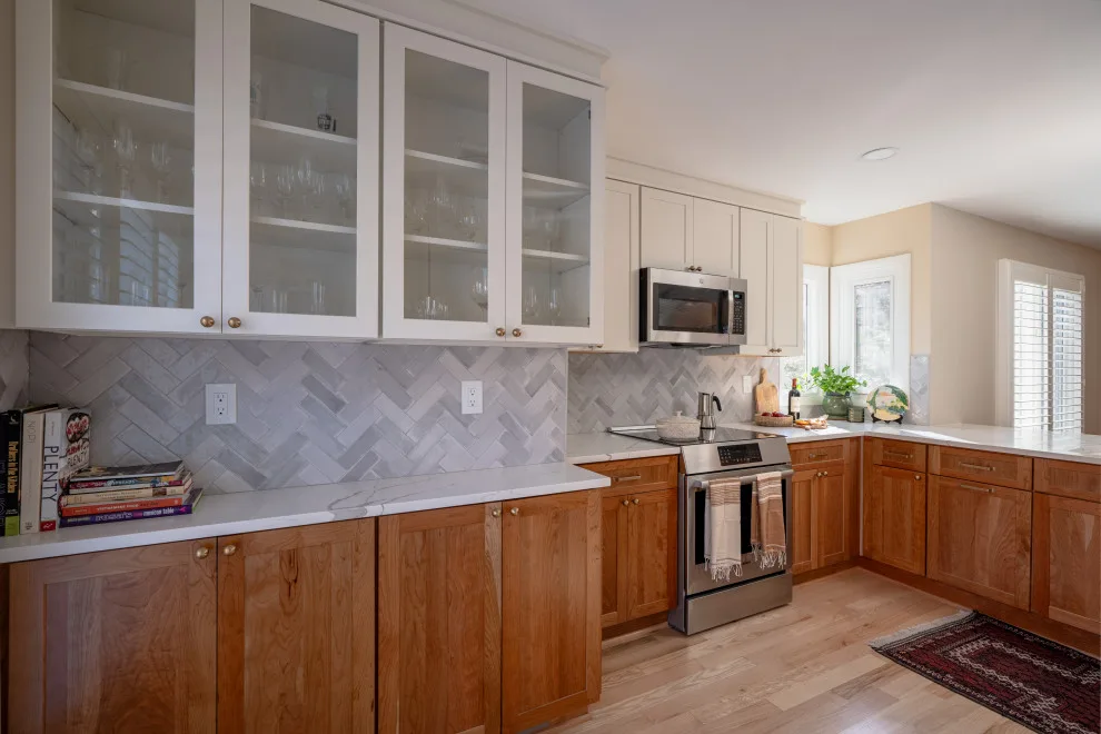 Contemporary Transitional Kitchen and Spa-Inspired Bathroom Renovation – Great Falls, VA by Fairfax Kitchen And Bath - Photo 28