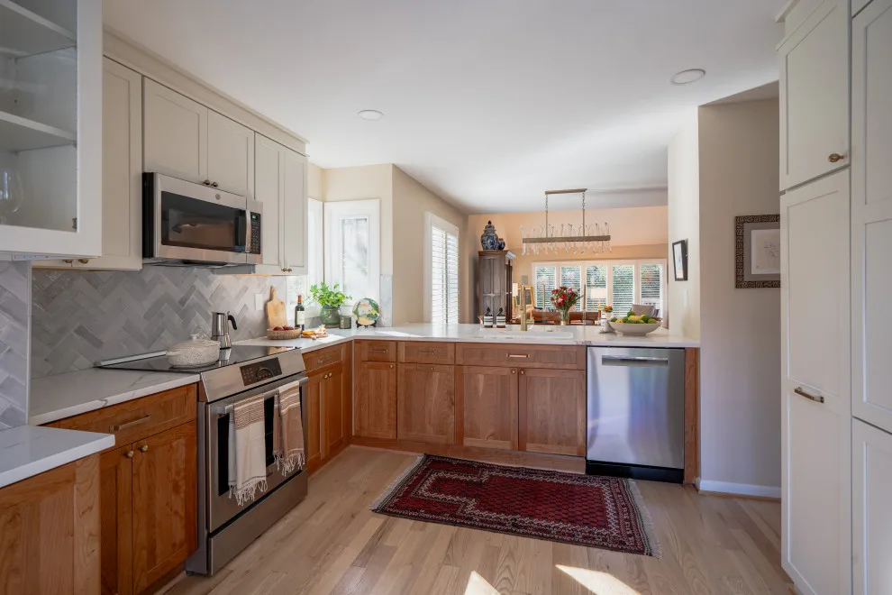 Contemporary Transitional Kitchen and Spa-Inspired Bathroom Renovation – Great Falls, VA by Fairfax Kitchen And Bath - Photo 22