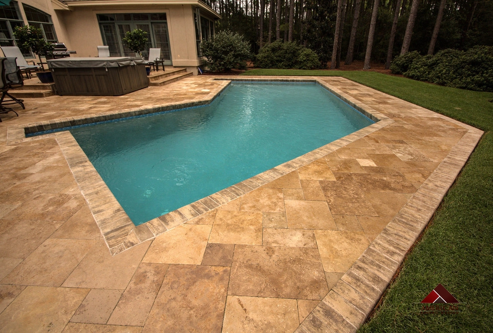 Gorgeous Natural Stone Pool Deck! by American Paving Design - Photo 2