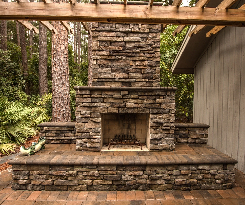 Paver Patio & Fireplace by American Paving Design - Photo 2