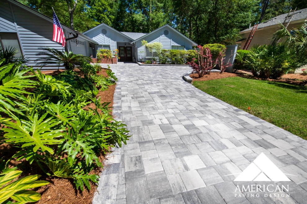 Stunning Grey Paver Driveway! by American Paving Design - Photo 5