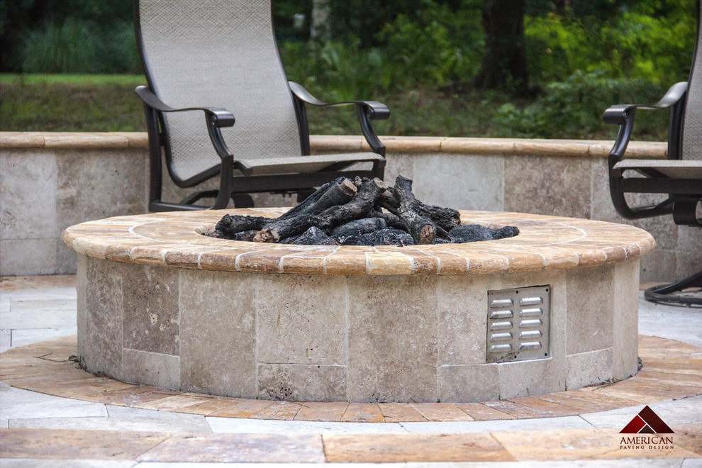 Beautfil Multi-Color Travertine Patio! by American Paving Design - Photo 6