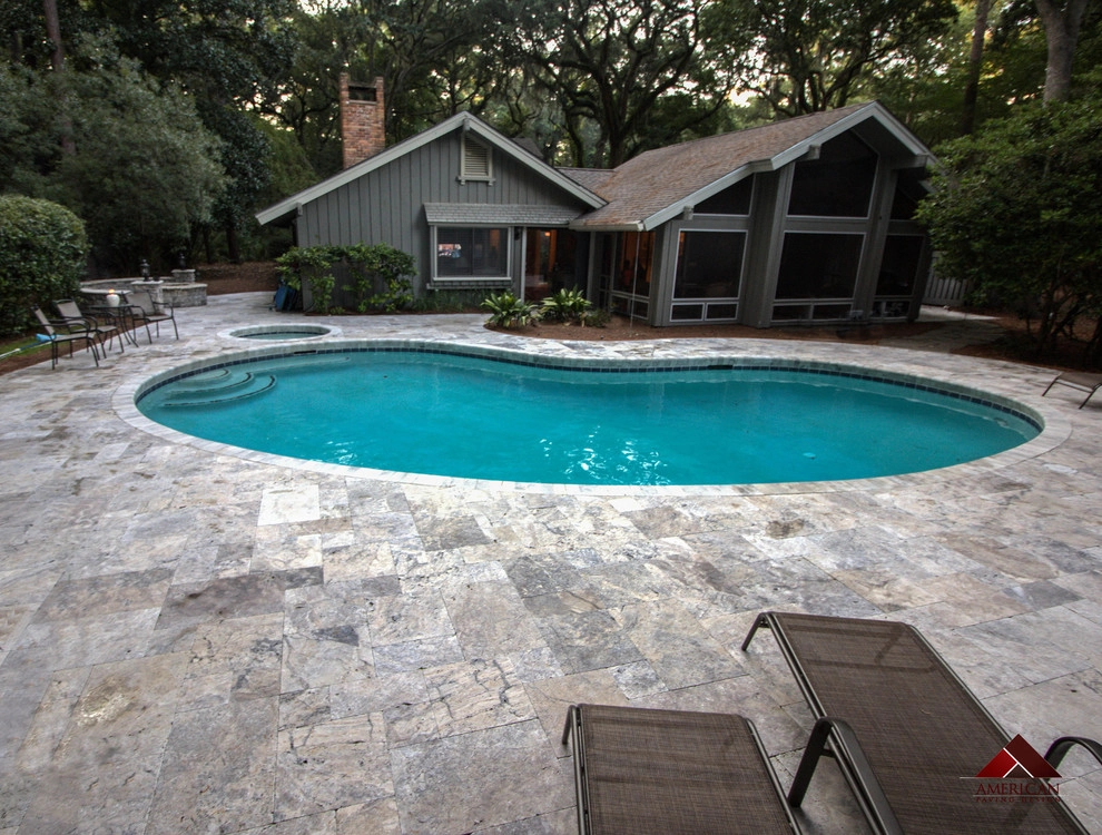 Natural Stone Outdoor Living Project by American Paving Design - Photo 5