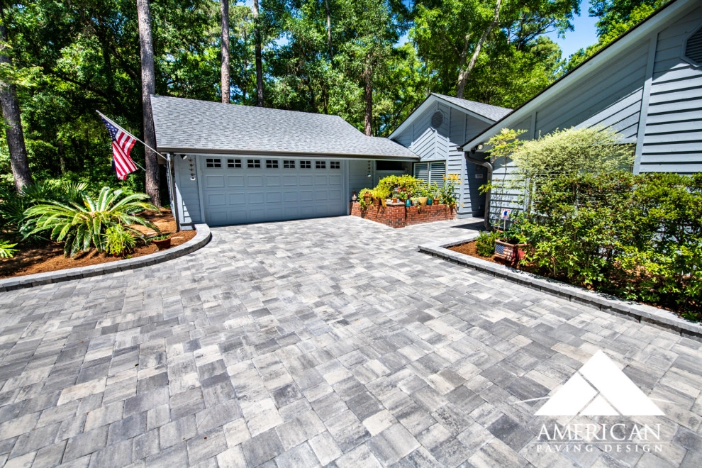 Stunning Grey Paver Driveway! by American Paving Design - Photo 4