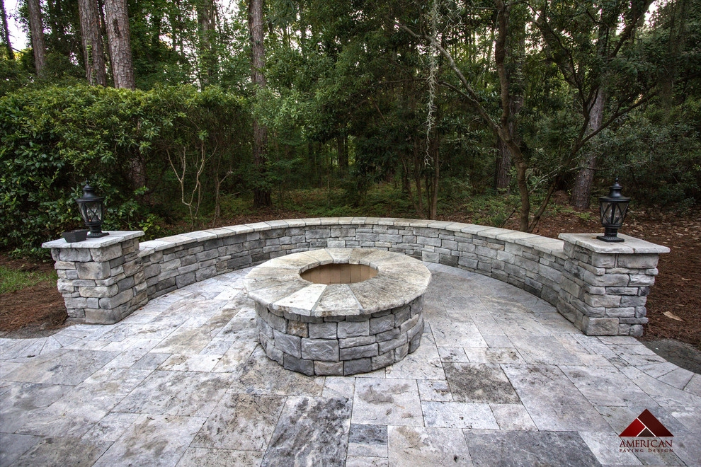 Natural Stone Outdoor Living Project by American Paving Design - Photo 6