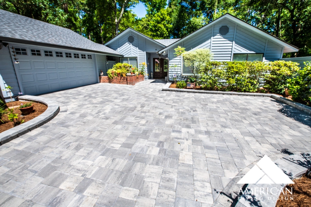 Stunning Grey Paver Driveway! by American Paving Design - Photo 2