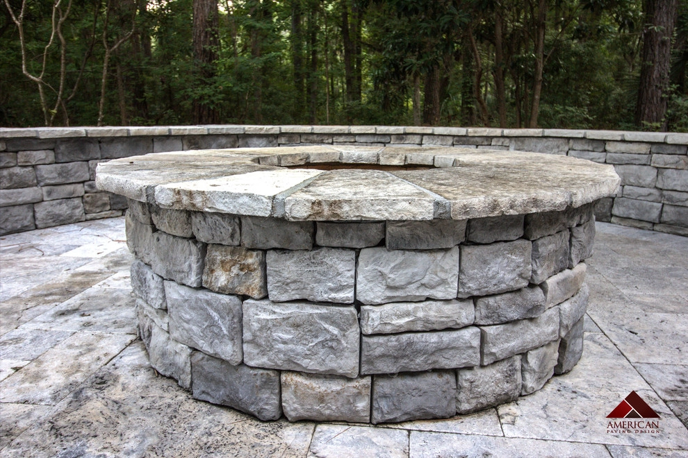 Natural Stone Outdoor Living Project by American Paving Design - Photo 2
