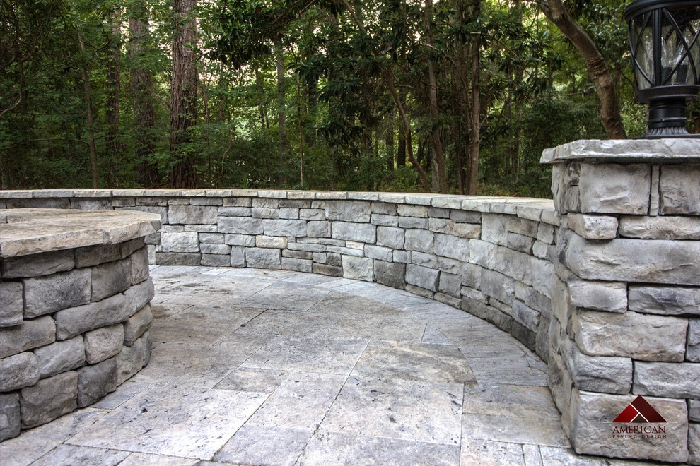Natural Stone Outdoor Living Project by American Paving Design - Photo 7