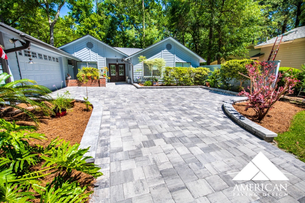 Stunning Grey Paver Driveway! by American Paving Design - Photo 6