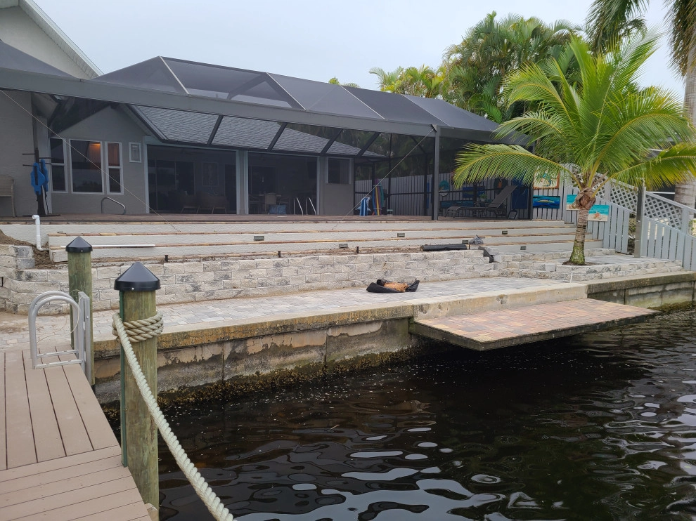 Campbell/ Reid Waterfront hardscape by American Phoenix Exterior Designs - Photo 7