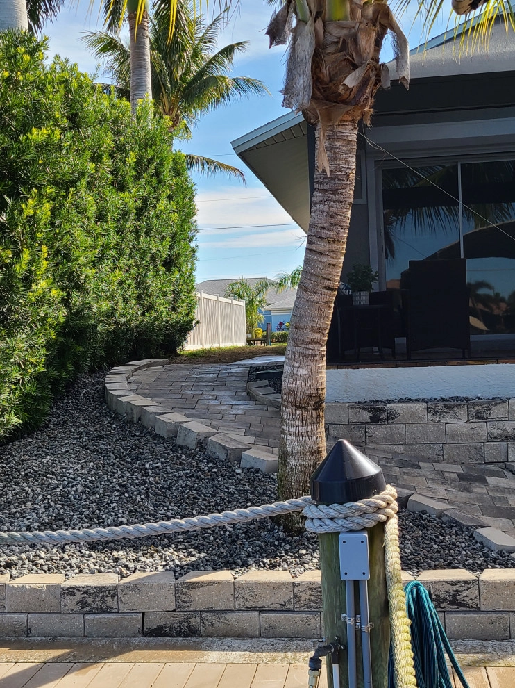 Campbell/ Reid Waterfront hardscape by American Phoenix Exterior Designs - Photo 10