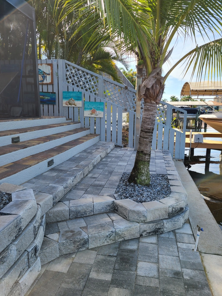 Campbell/ Reid Waterfront hardscape by American Phoenix Exterior Designs - Photo 11