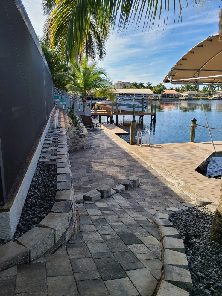 Campbell/ Reid Waterfront hardscape by American Phoenix Exterior Designs - Photo 8