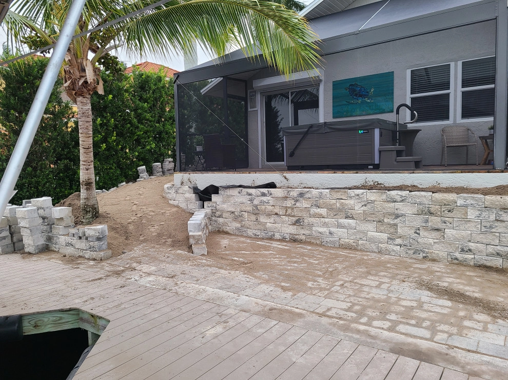 Campbell/ Reid Waterfront hardscape by American Phoenix Exterior Designs - Photo 5