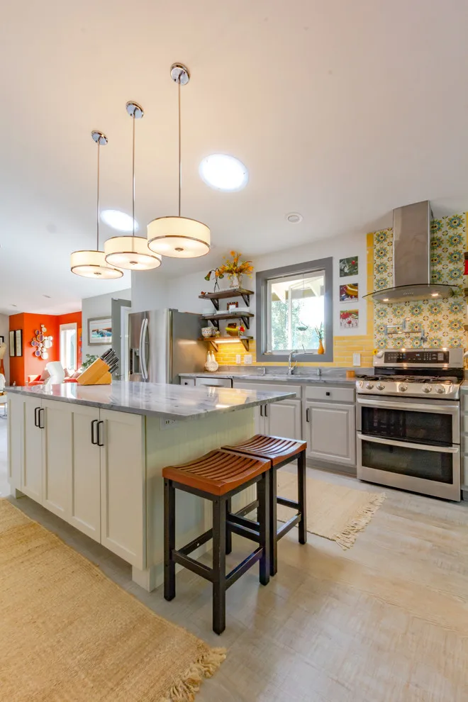 Eclectic and Fun Kitchen in West Asheville by Align Design LLC - Photo 6