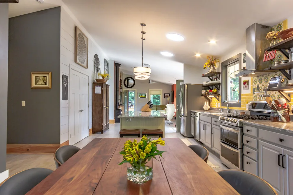 Eclectic and Fun Kitchen in West Asheville by Align Design LLC - Photo 18